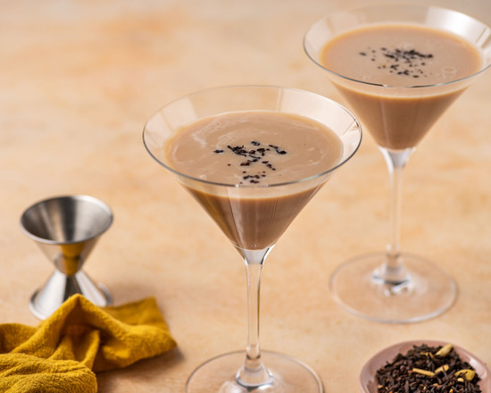 Espresso Martini with Ethiopian mocha pu-erh