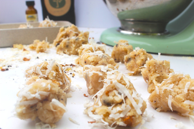 Gluten-Free, Low Sugar Coconut Macaroon Edible Cookie Dough Recipe