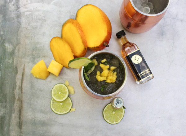 Mango Ginger Moscow Mule Mocktail