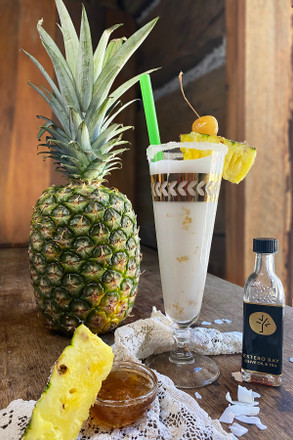 Pineapple Balsamic Piña Colada with Coconut Milk Mocktail Recipe