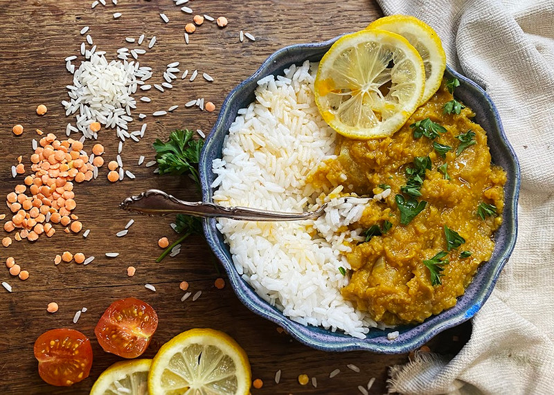Citrusy Lentil Dahl Recipe