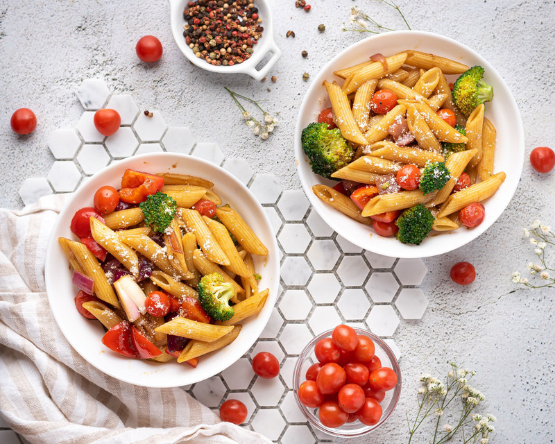 Penne Pasta with Balsamic Glaze