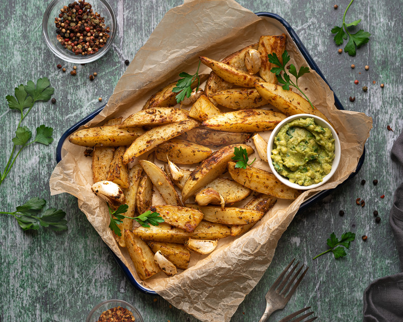 Spicy Potato Wedges- Chippies