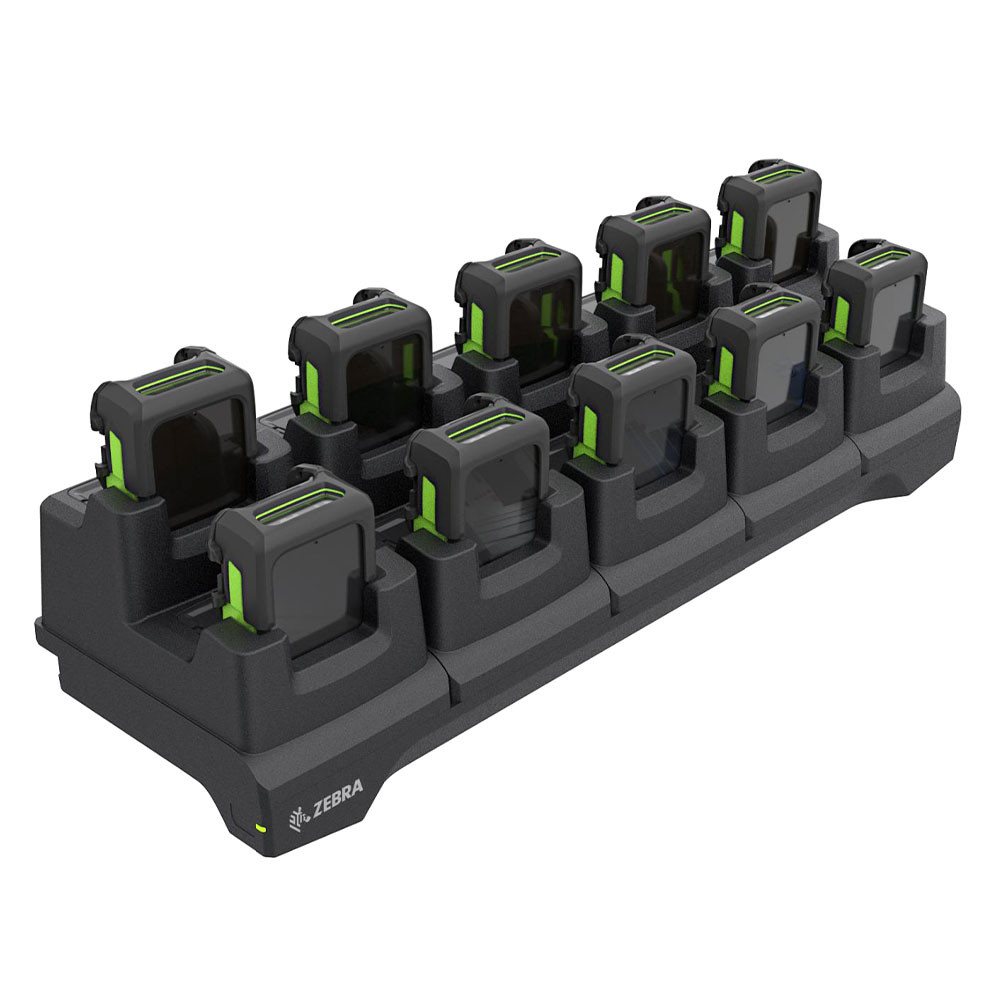 CRD-WS5X-10SCV-01 - Zebra WS50 10-Slot Charging Cradle (Converged)