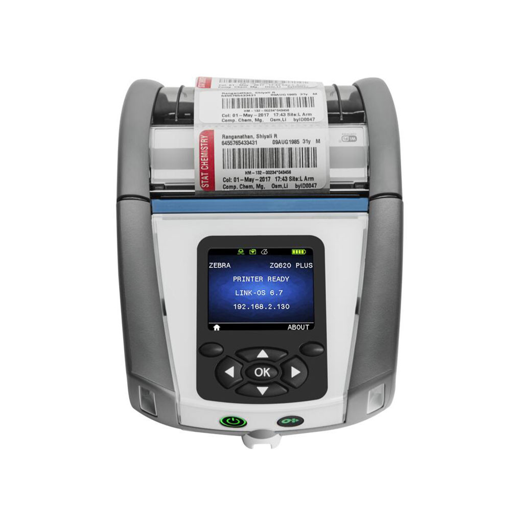 ZQ62-HUWA004-00 - Zebra ZQ620+ Healthcare Barcode Printer