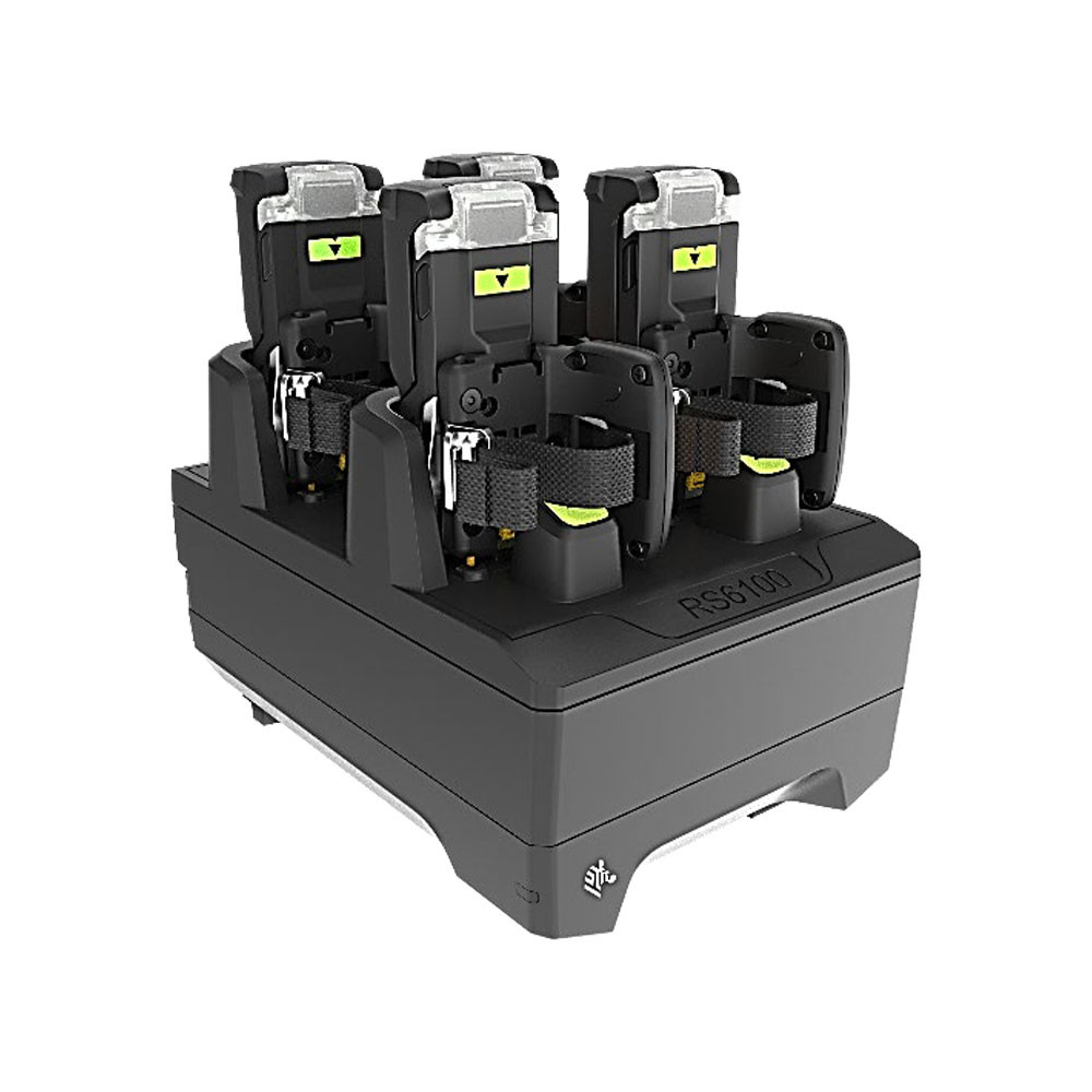 CRD-RS61-4SCHG-01 - Zebra RS6100 4-Slot Ring Scanner Charger