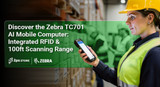 Discover the Zebra TC701 AI Mobile Computer: Integrated RFID & 100ft Scanning Range