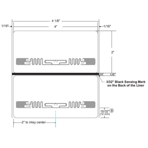 10026636 - Zebra 4" x 2" Z-Perform 2000D Label (Case)