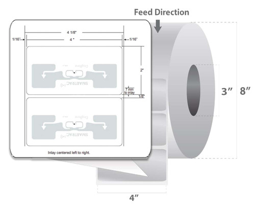 10026461 - Zebra 4" x 2" Z-Perform 1500T Label (Case)