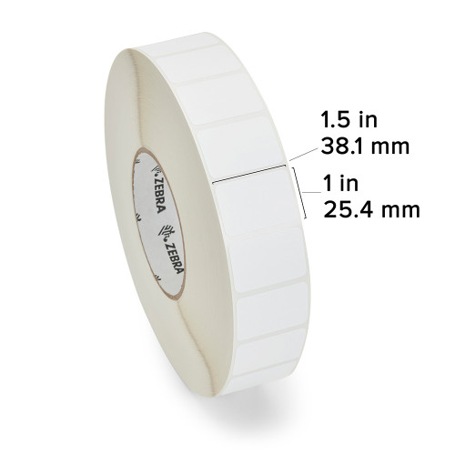 88686-EA - Zebra 1.5" x 1" Z-Select 4000D Label (Roll)