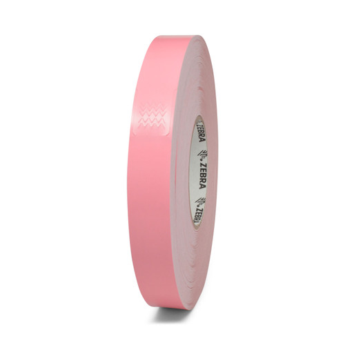 10012714-5-EA - Zebra 1" x 10" Z-Band Fun Wristband (Pink) (Roll)