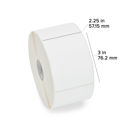 10009526-R - Zebra 2.25" x 3" Z-Select 4000T Label (Roll)