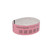 10012719-5 - Zebra 1" x 10" Z-Band Splash Wristband (Pink) (Case)