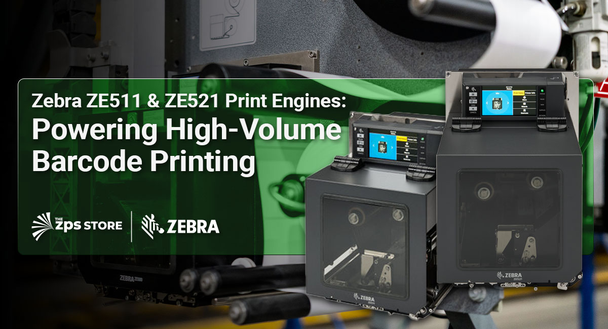 Zebra ZE511 & ZE521 Print Engines: Powering High-Volume Barcode