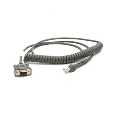 CBA-R49-C09ZAR - Zebra RS232 Cable (9' Coiled)