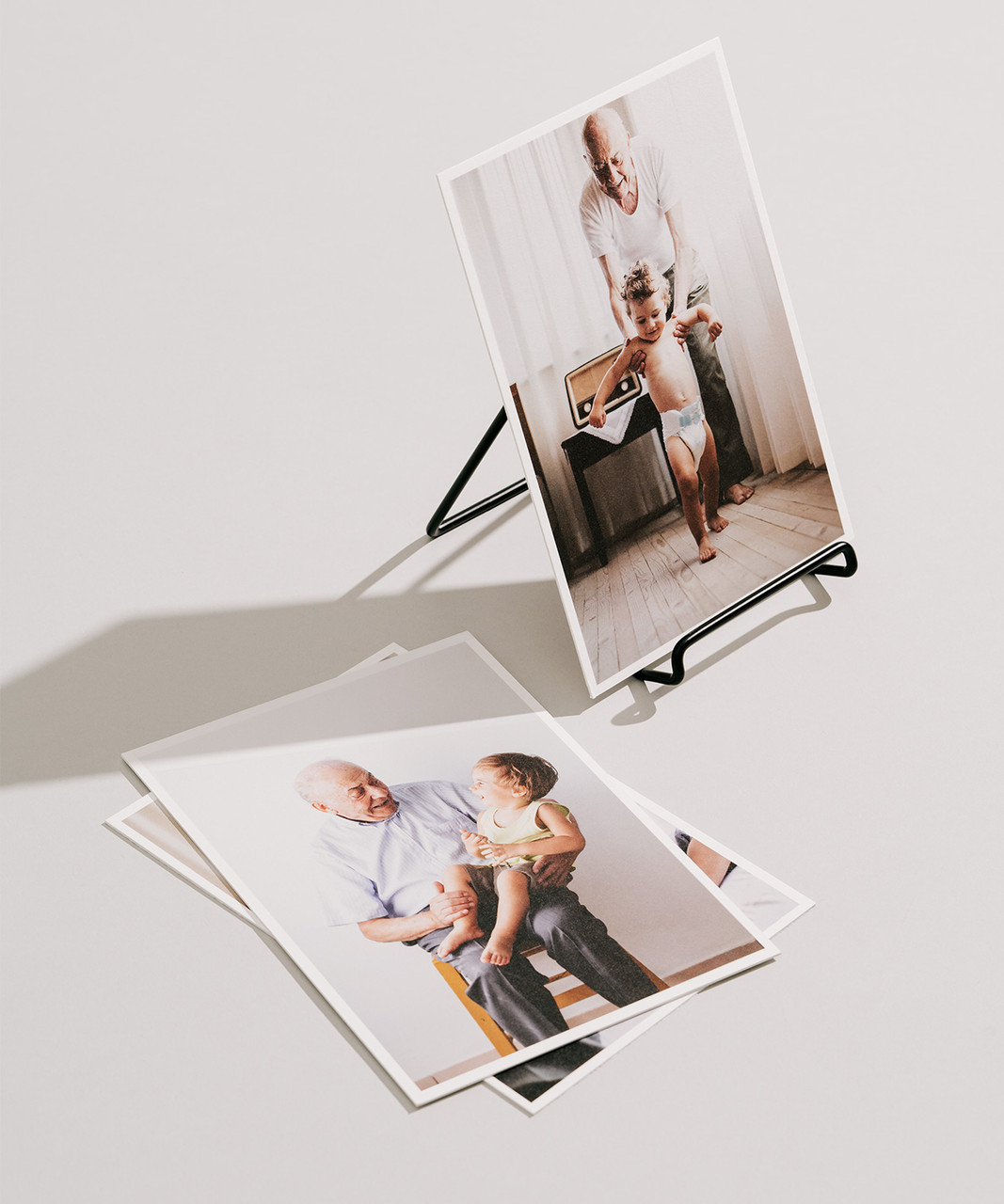 Photo Easel with Print - Custom Picture Stand
