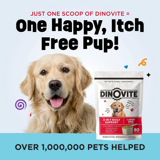 Dinovite for Dogs, Small, Medium & Large Breeds