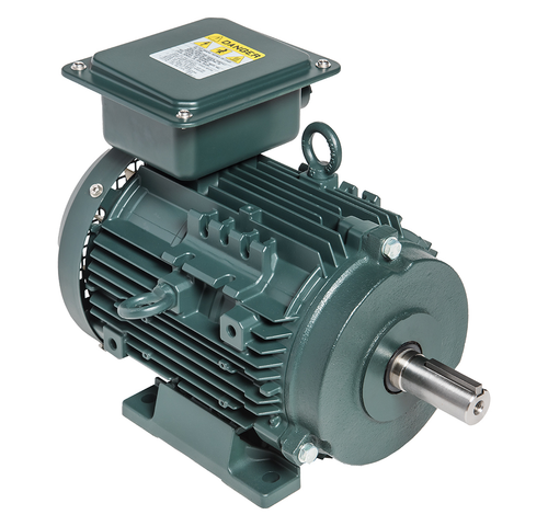 MOTOR EQP GLOBAL IEC 1HP 0.75KW 3000RPM 3PH 50HZ 230/400V TEFC 2 80M FOOTLESS