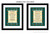 Fatiha and Kursi Teal Unframed Prints Fatiha and Kursi Teal Unframed Prints
