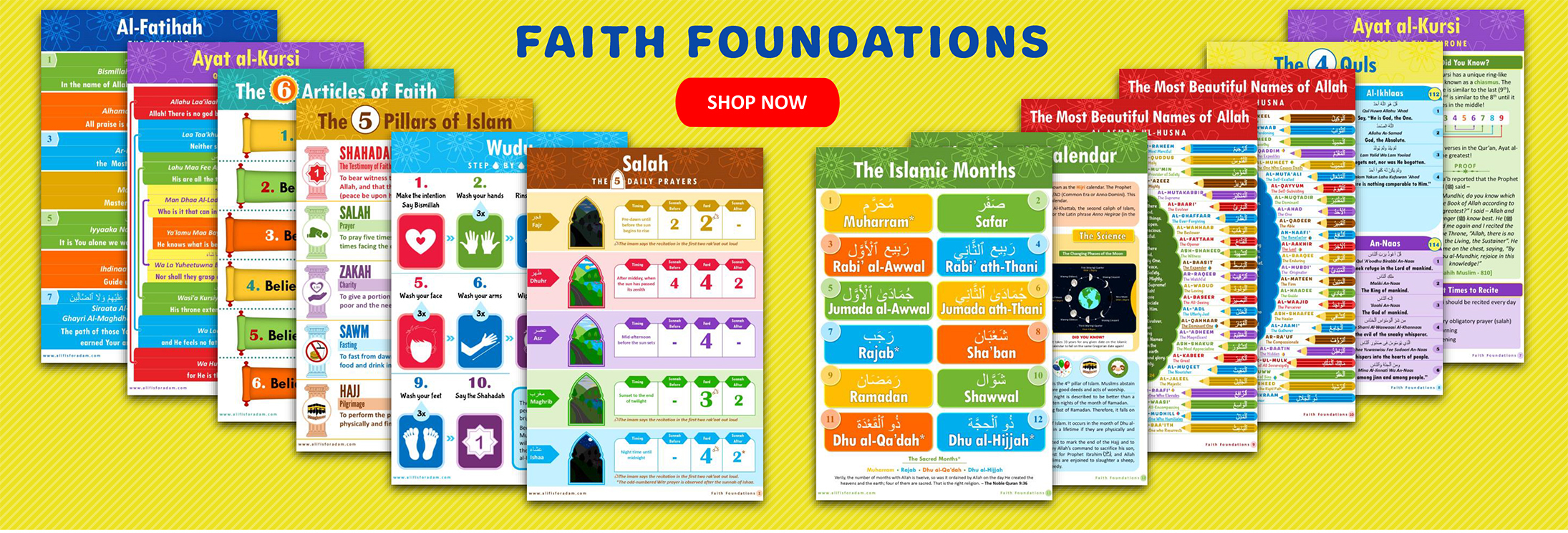 Salah Kursi Wudu Muslim Kids Poster