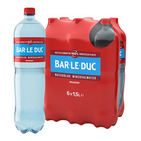 Bar-le-Duc Mineraalwater Koolzuurhoudend 6x1,5ltr