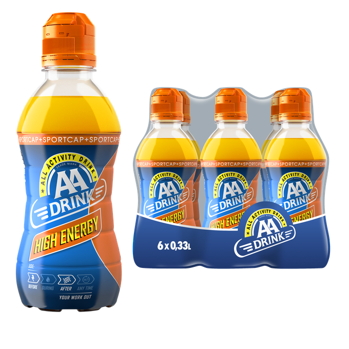 AA Drink High Energy Bouteille Sport Cap 33cl