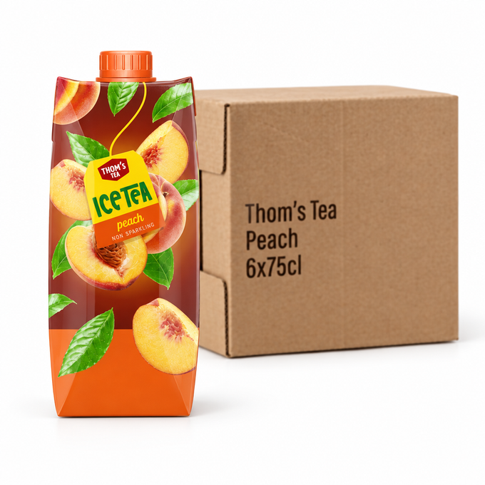 Thom's Tea Peach Karton 0.75ltr