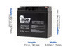 Set of 2 - Bruno Typhoon C3 RWD Batteries - Free Shipping