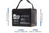 Set of 2 - Heartway USA  P25 CEO Batteries - Free Shipping