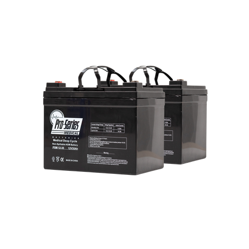 Set of 2 - Shoprider Mobility Wizz (888WNLB) Batteries