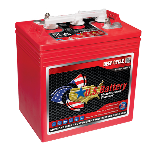 Club Car Carryall 500 Set of (8) - 6 Volt US Batteries (High Capacity)