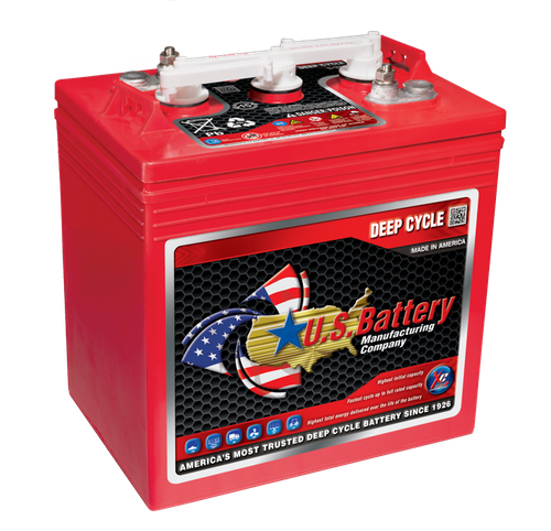 EZGO Shuttle 954E 48V Set of (8) - 6 Volt US Batteries (High Capacity)