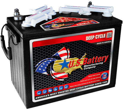Cushman Shuttle 2+2 RXV Set of (4) - 12 Volt US Batteries