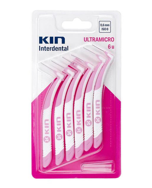 6 cepillos interdentales ultramicro kin