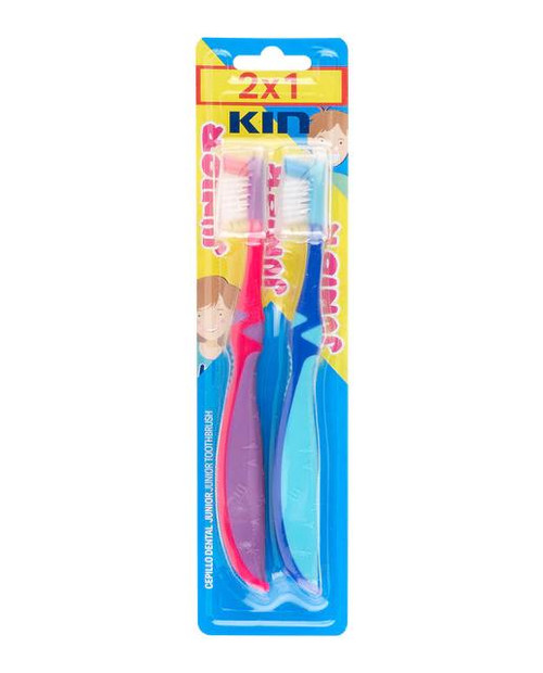 2 cepillos dentales junior kin