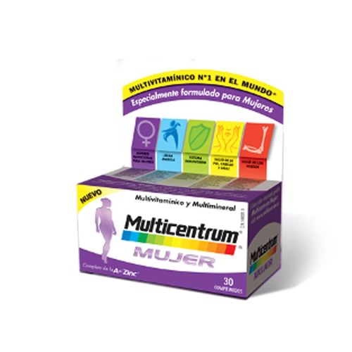 Multicentrum mujer 30 comprimidos