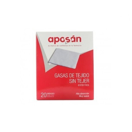 Aposan gasa estéril tejido sin tejer compresas 10 cm x 20 c