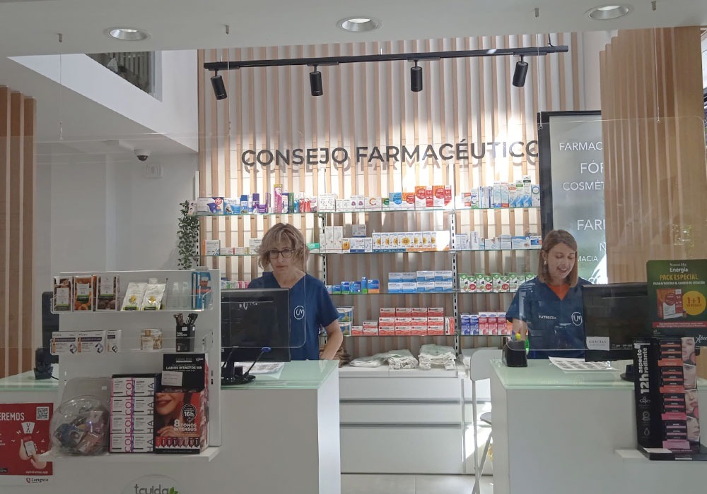 Exterior de la Farmacia Fra, en A Coruña