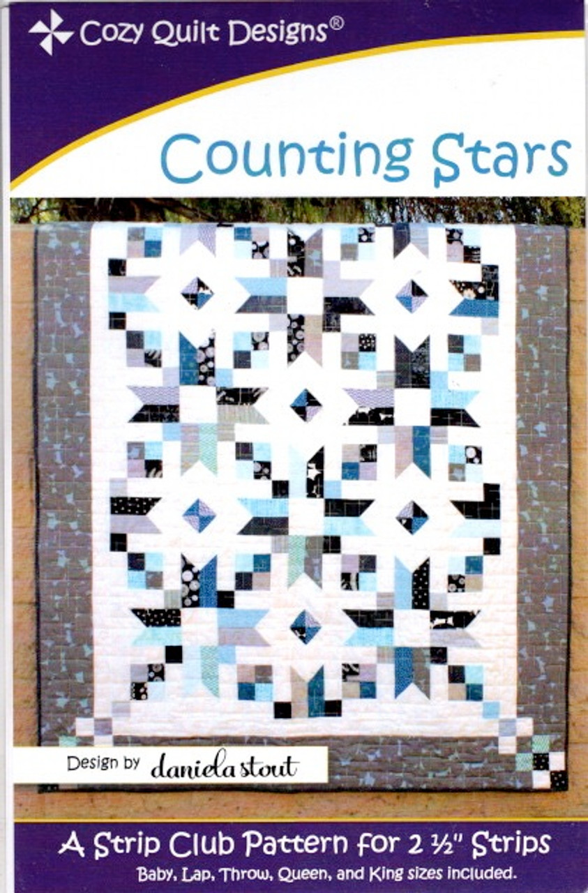 Counting Stars Quilt Pattern by Cozy Quilt Designs 