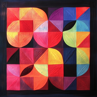 Geometric Patterns: The Perfect Union of Art and Math in Quilted Fabric