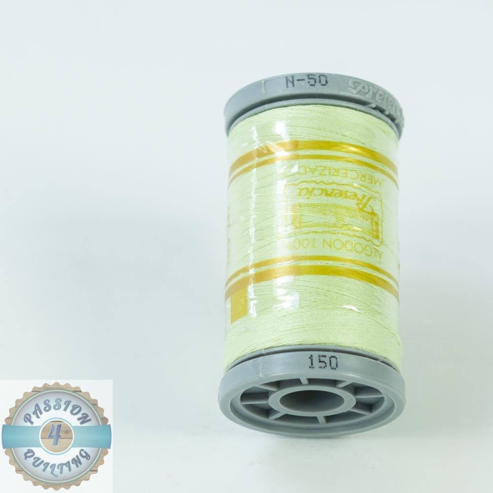 Presencia Cotton Quilting Thread 50wt 500m Colour 150 Pale Green