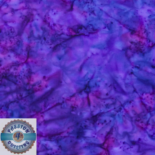 Batik mottled  dark purple  per 25