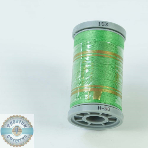 Presencia Cotton Quilting Thread 50wt 500m Colour 153 Green