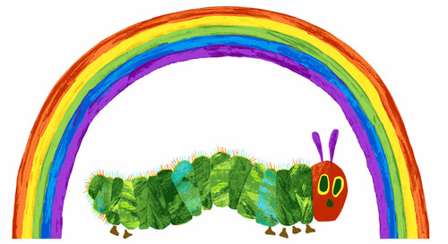 The Very Hungry Caterpillar Rainbow Panel Cream 9597L