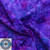 Batik mottled  dark purple  per 25