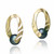 Holding You Earrings | Gold and Tahitian Pearl | Modern Jewelry by K.MITA