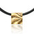 Dune Square Pendant |  Gold and Diamonds | Fine Art Jewelry by K.MITA