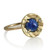 K.Mita's Petite Pebble Ring | Blue Sapphire, Gold | Handmade Designer Jewelry