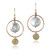 Halo Earrings | Gold and Coin Pearl | Handmade Fine Jewelry by K.MITA