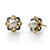  Moiré Mini Flower Pearl Studs | Gold, Oxidized Silver, Pearl | Cotemporary Jewelry by K.MITA 